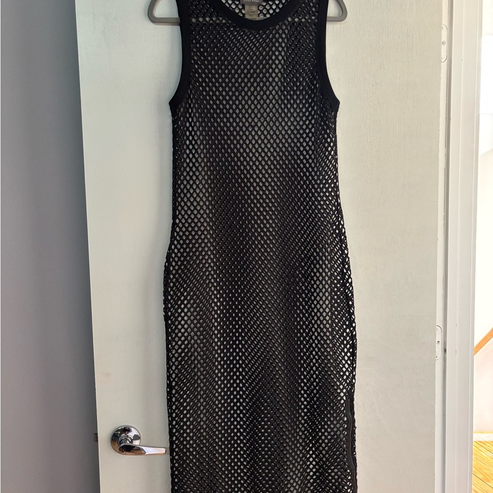 Sans Souci Black Sleeveless Sheath Maxi Dress